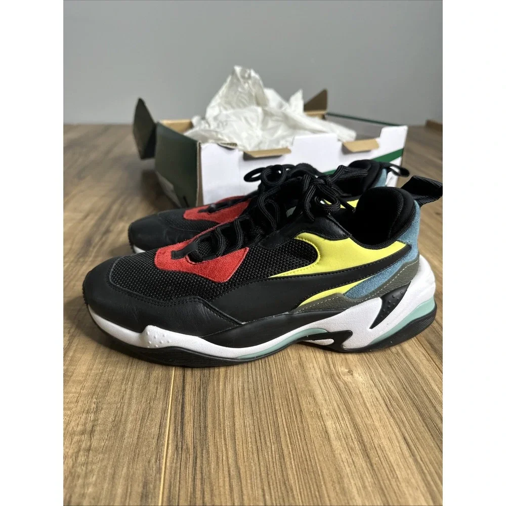 New‎ PUMA Thunder Spectra Shoes Sneakers - Black/Multi(36751601/367516-01)